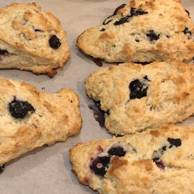 American Blueberry Lemon&nbsp;Scones